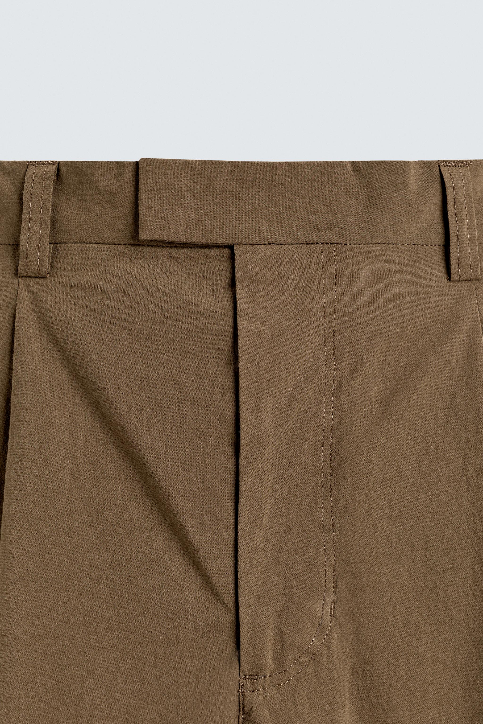 TECHNICAL WIDE FIT SUIT PANTS